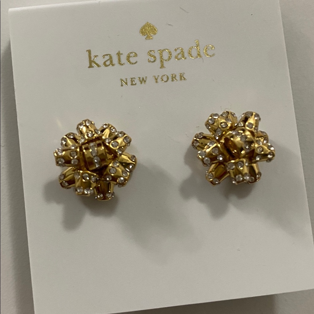 Kate Spade Gold Chain Necklace and Earrings - Picture 5 of 7